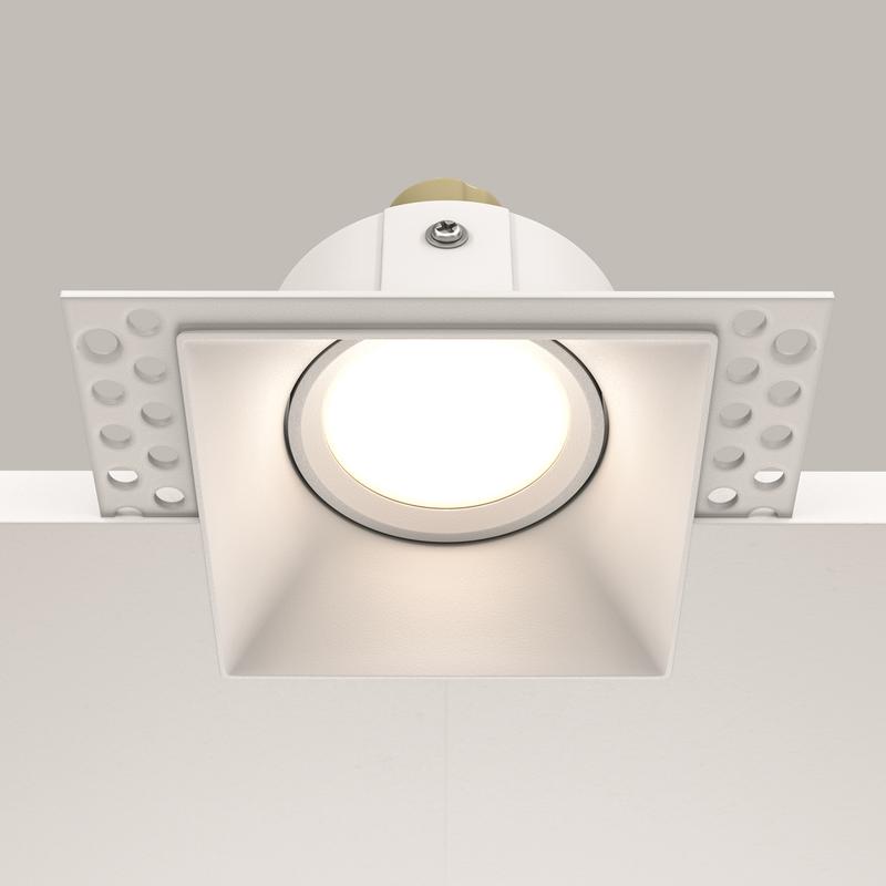 Светильник Dot 10Вт GU10 встраив. Maytoni DL042-01-SQ-W