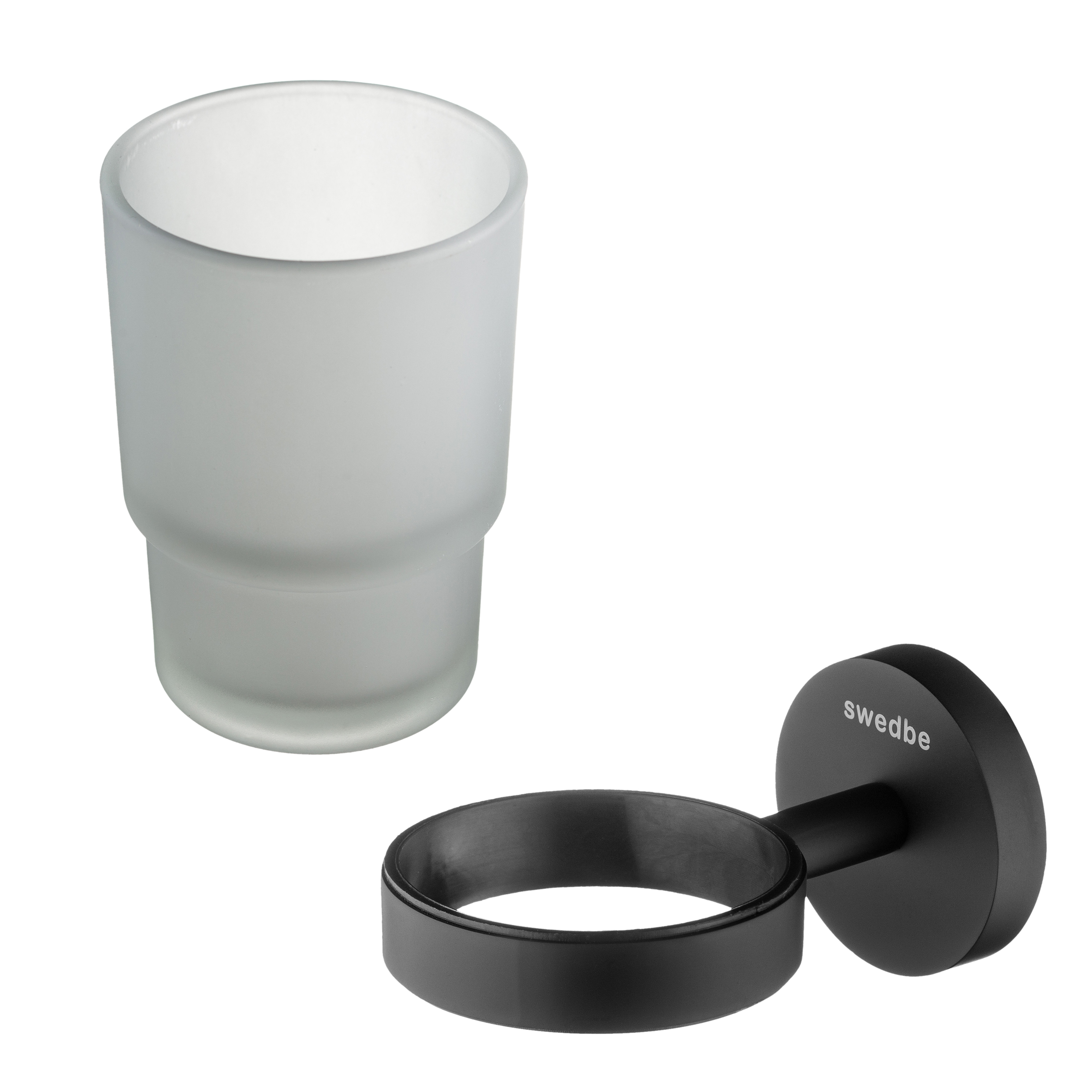 Подвесной стакан с держателем для зубных щеток Swedbe Attribut 9813B