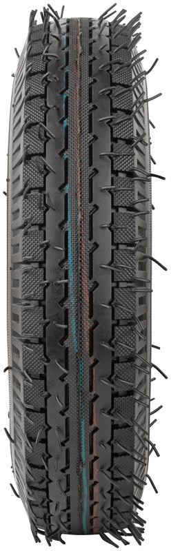 Колесо запасное 8 слойная шина 390х90х220мм для тачки 77557 (4.80дюйм/4.00дюйм-8дюйм) (посадка ширина 90мм диаметр 20мм ) FIT 77572