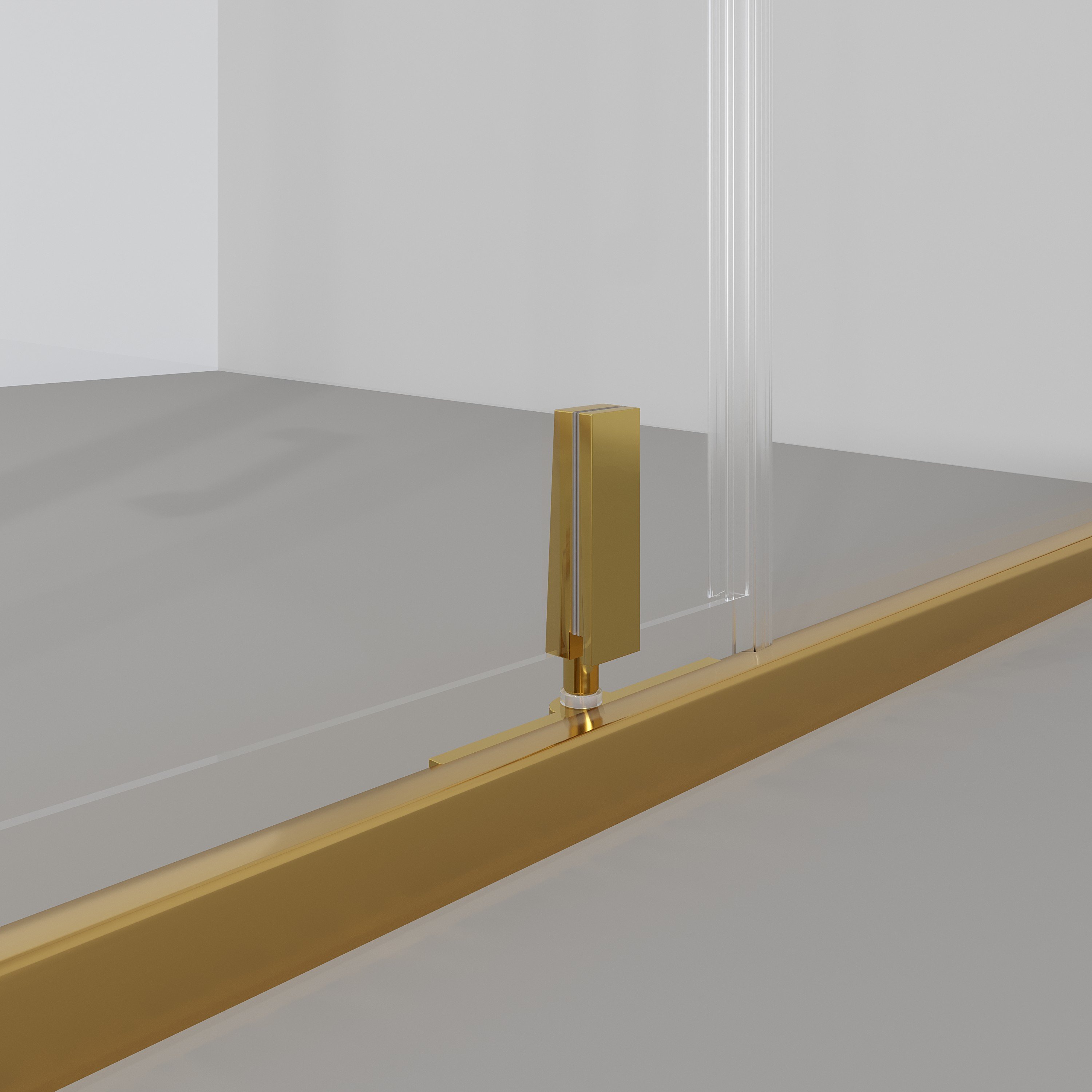 Душевое ограждение NG-43-11AG-A80G (110*80*195) прямоугольник, дверь распашная