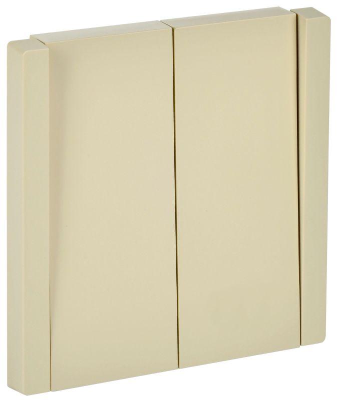 Выключатель 2-кл. СП FORTE&PIANO 10А FP405 ваниль IEK FP-V20-0-10-1-K10