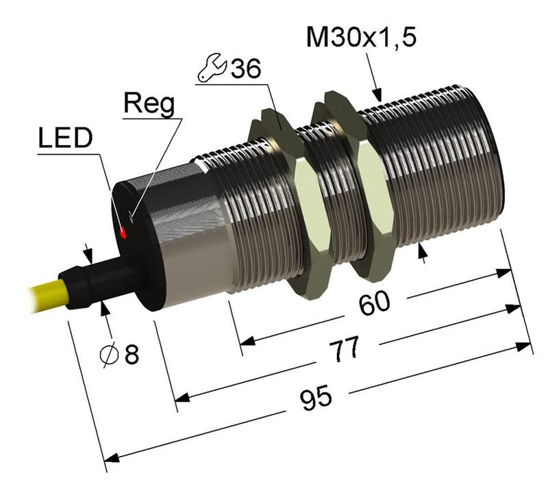 Выключатель бесконтактный PS2RT-30M95-10B74-Z (ВБ2ЧТ.30М.95.10.7.4.Z) МЕГА-К A8010-T61099620