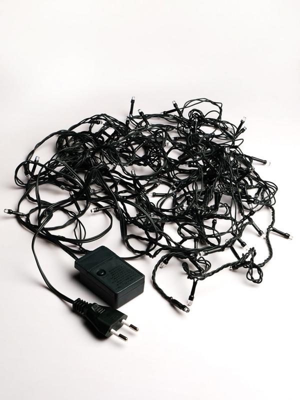 Гирлянда "Кристалл" DC-ILD120-CC 120LED 12м 220В с контроллером мед. Shlights 4690601042804