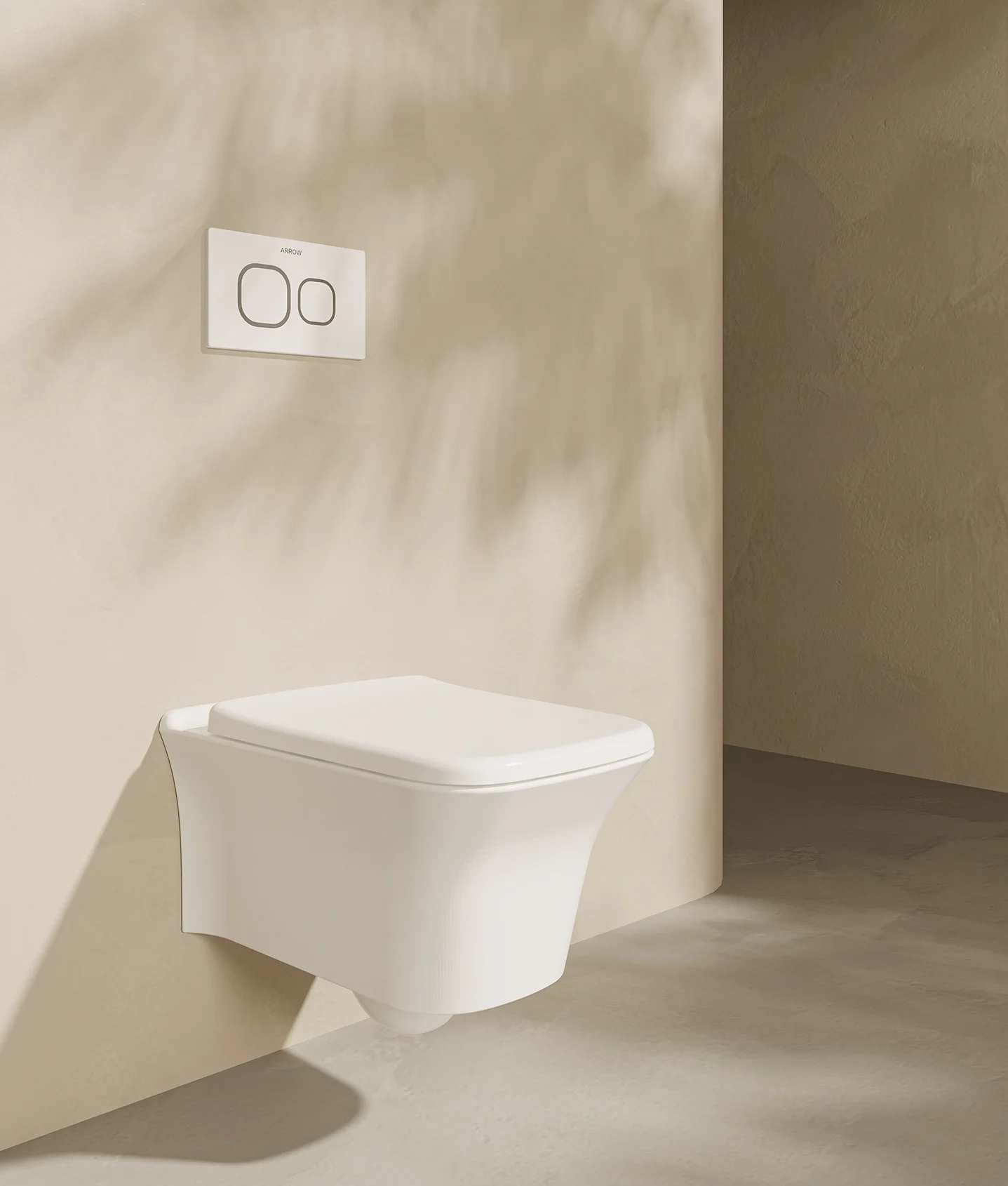 Унитаз подвесной ARROW AHB2156 , безободковый, белый