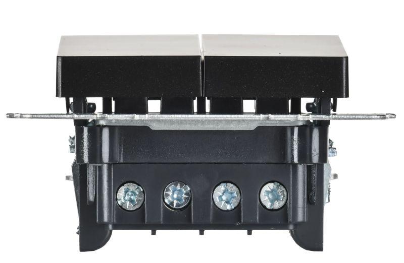 Выключатель перекрестный 2-кл. СП BRITE ВС10-2-3-БрЧ 10А механизм черн. IEK BR-V23-0-10-K02