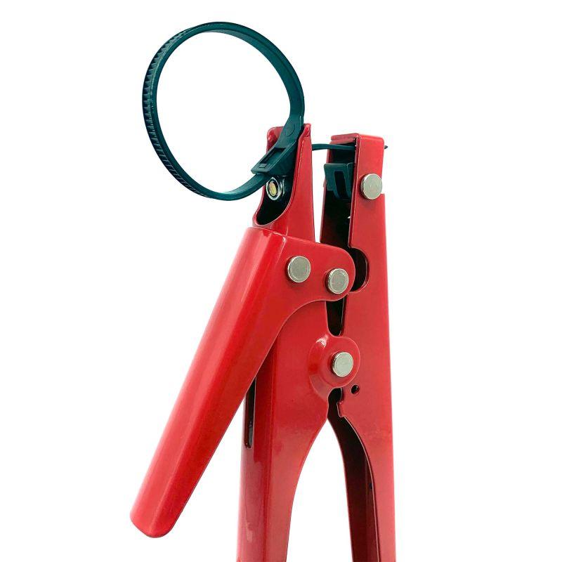 Хомут PA12 атмосфероустойчивый из полиамида 12 плоский замок 9х132 черн. (уп.100шт) DKC CTPA12-9-132B