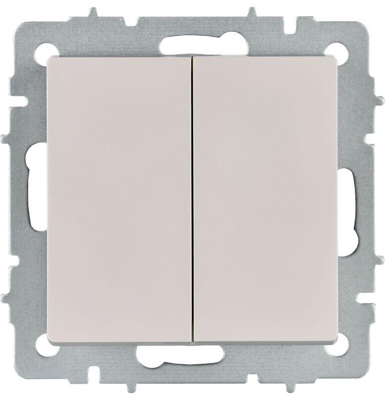 Выключатель перекрестный 2-кл. СП BRITE ВС10-2-3-БрЖ 10А механизм жемчуж. IEK BR-V23-0-10-K36