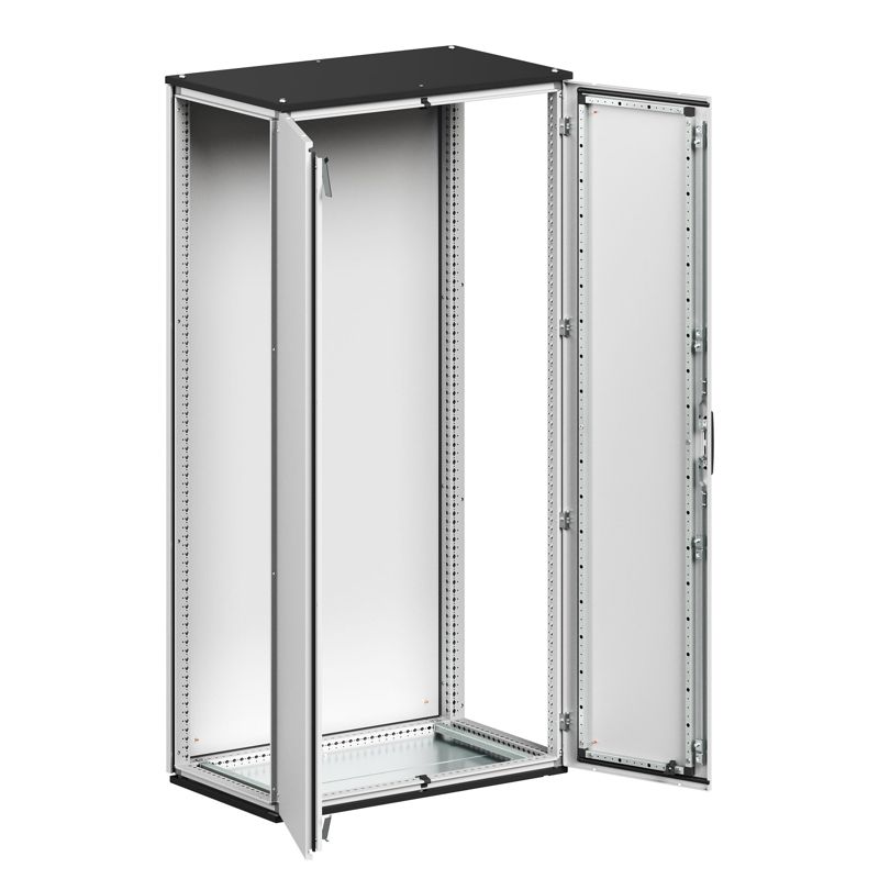 Корпус напольный CQE N 2000х1600х800мм с двустворчат. дверью и с задн. панелью собран. RAM block DKC R5CQEN20168A