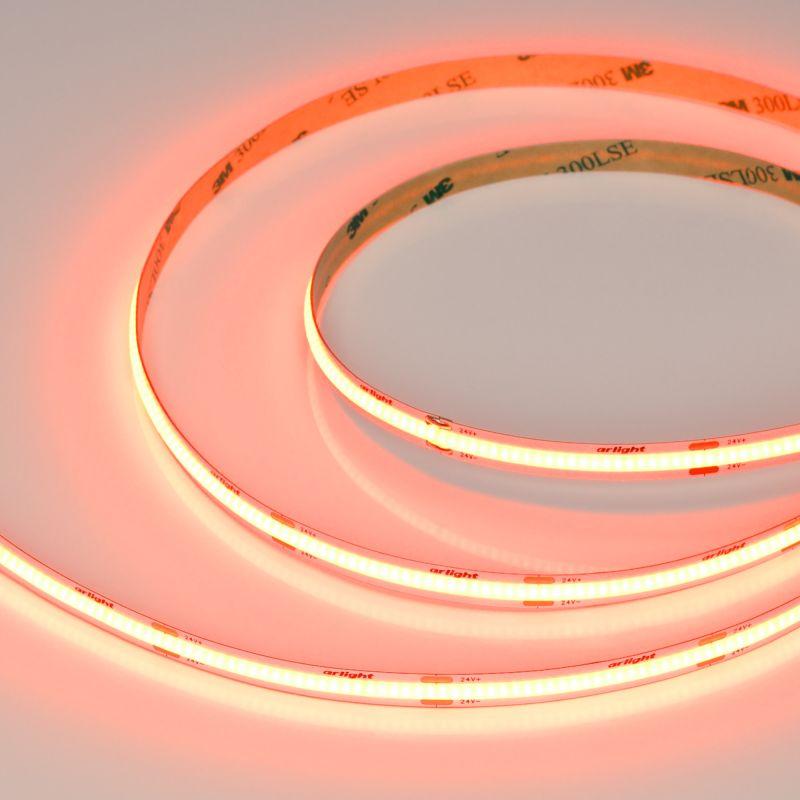 Лента светодиодная COB-X480-8mm 24V Orange 8Вт/м IP20 (уп.5м) Arlight 047738