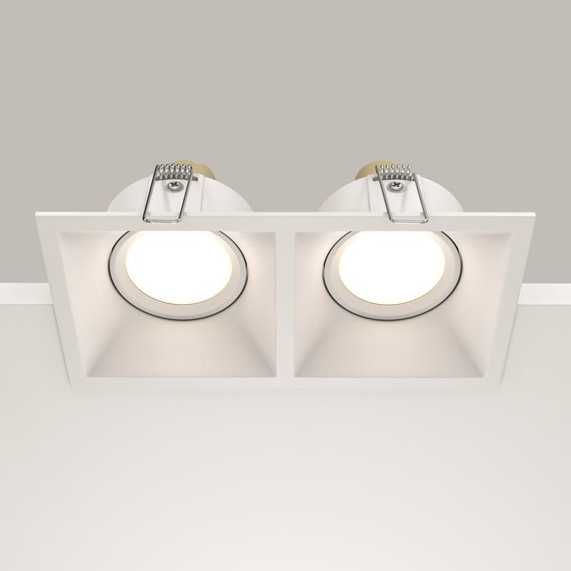 Светильник Dot 2х10Вт GU10 встраив. Maytoni DL029-2-02W