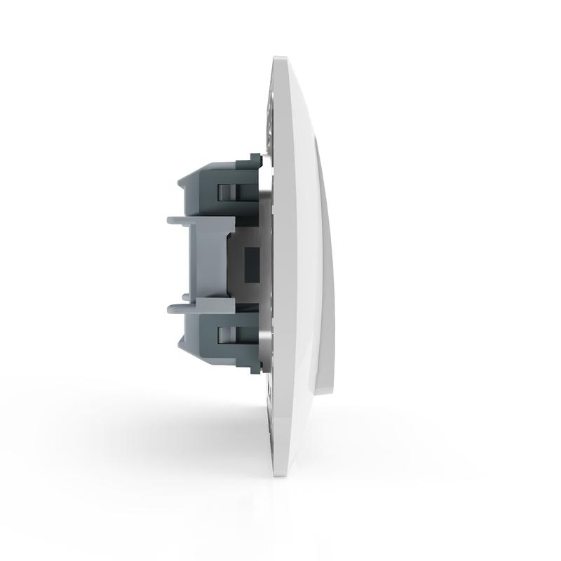 Выключатель 1-кл. СП AVA 10А IP20 в сборе бел. TOKOV LIGHT TKL-AV-V1F-C01