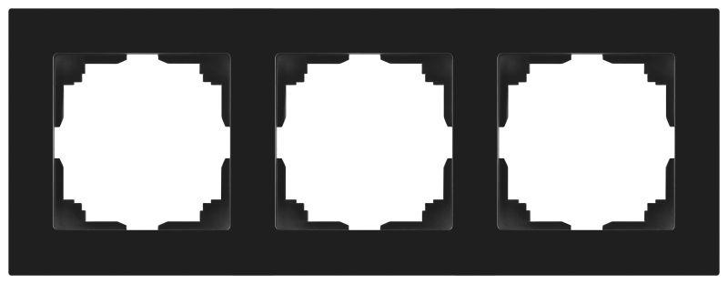 Рамка 3-м СП Accent 6-503-05 антрацит Intro Б0063787