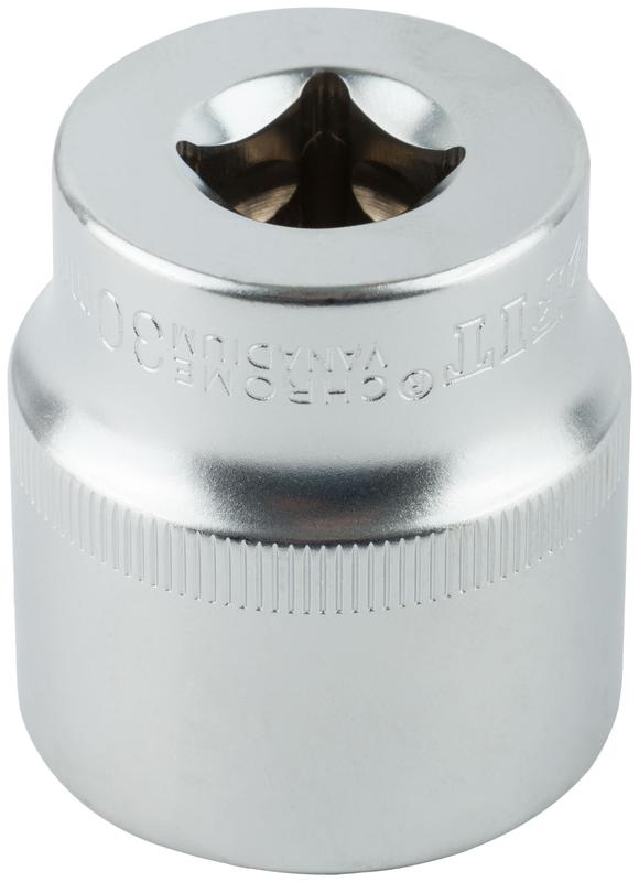 Головка шестигранная CrV 1/2дюйм 30мм FIT 62060