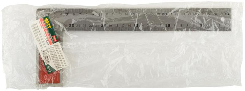 Угольник столярный рифленая шкала 300мм FIT 19454