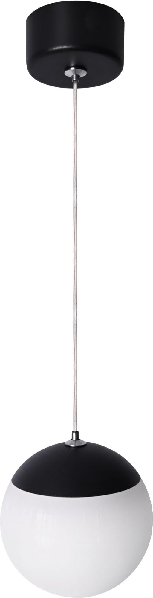 Светильник подвесной (подвес) потолочный шар черный ADELAIDA PL35 BK G9 ЭРА