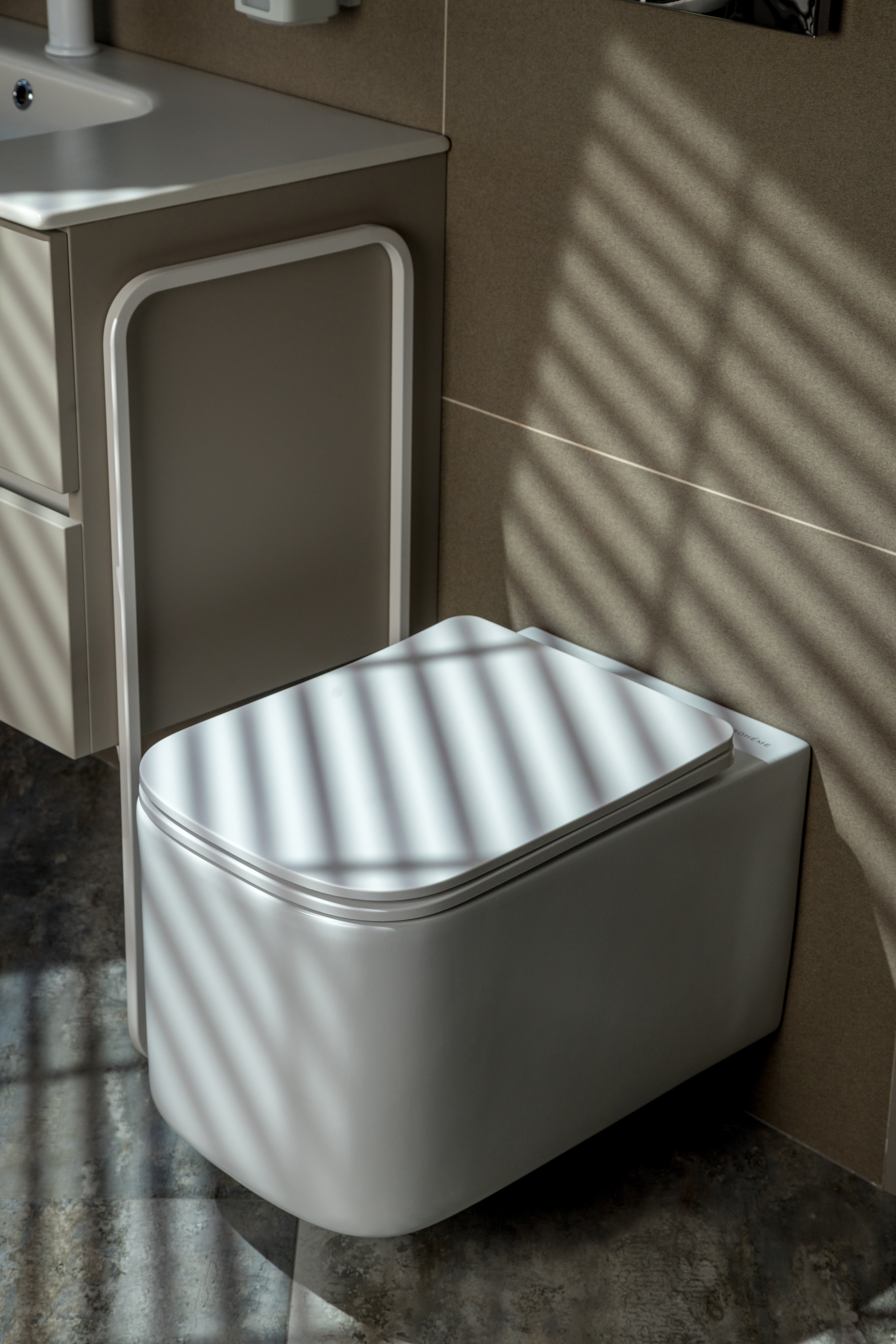 Биде подвесное Mane Белый глянец