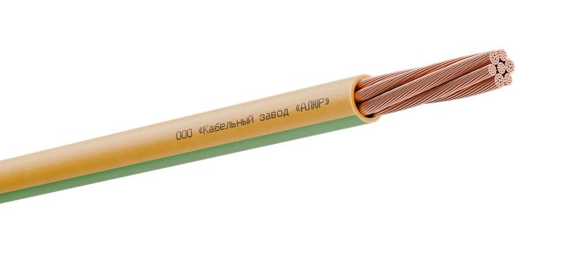 Провод ПуГВнг(А)-LS 1х0.75 450/750В Ж/З (бухта) (м) АЛЮР 00-00010918
