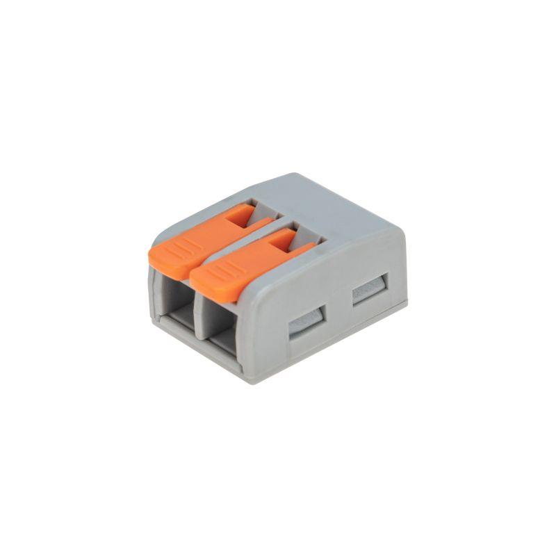 Клемма универсальная СМК 222-612/221-612 2-проводная сер. 0.5-4/6кв.мм (уп.50шт) Rexant 07-5270