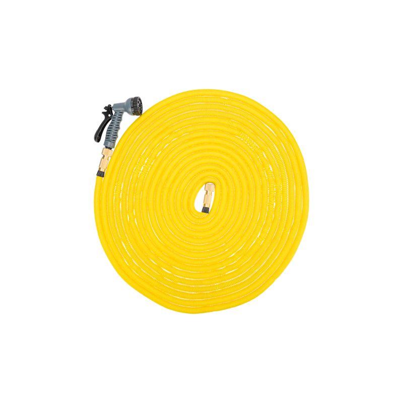 Набор поливочный растягивающийся шланг 20м пистолет 7 режимов соединитель латунь ЧЕТЫРЕ СЕЗОНА 62-0319-F