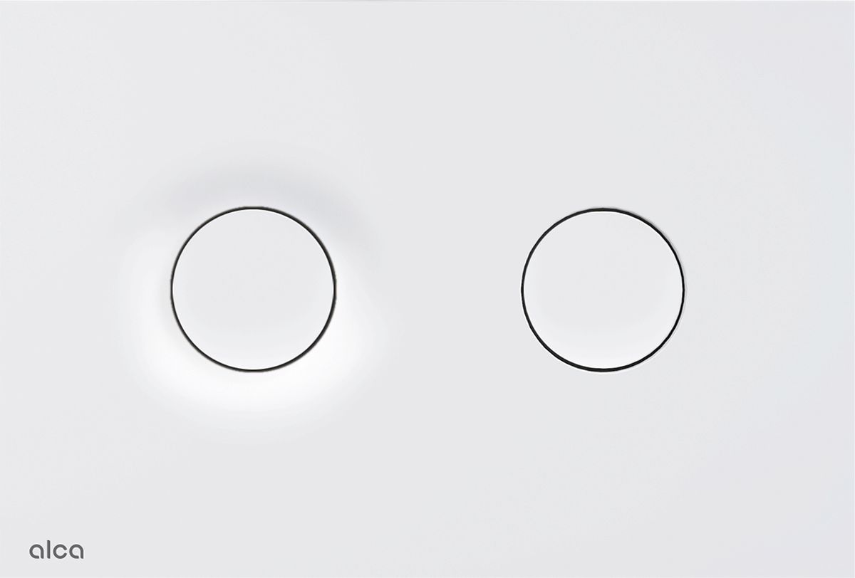 M1976 Кнопка смыва, белый-мат (335691)