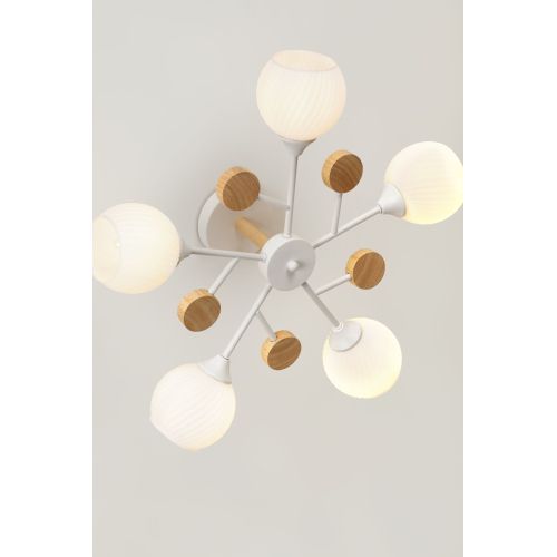 Люстра Chiara 9180-305 60Вт 5хE27 60Вт модерн Rivoli Б0068452