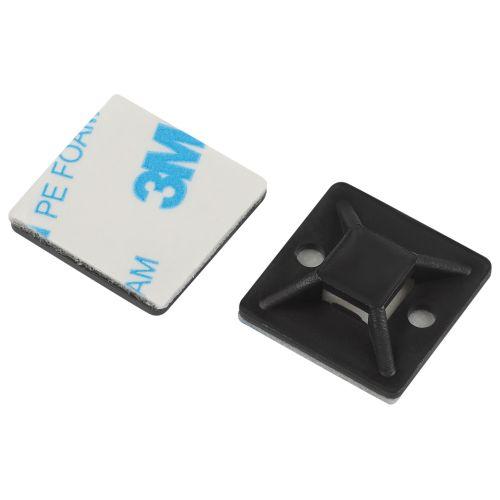 Площадка самоклеящаяся под хомуты 20х20мм NO-225-343 черн. (уп.50шт) Эра Б0066747