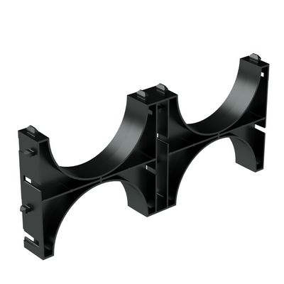 Держатель расстояния (кластер) 90мм для двустенныx труб двойной