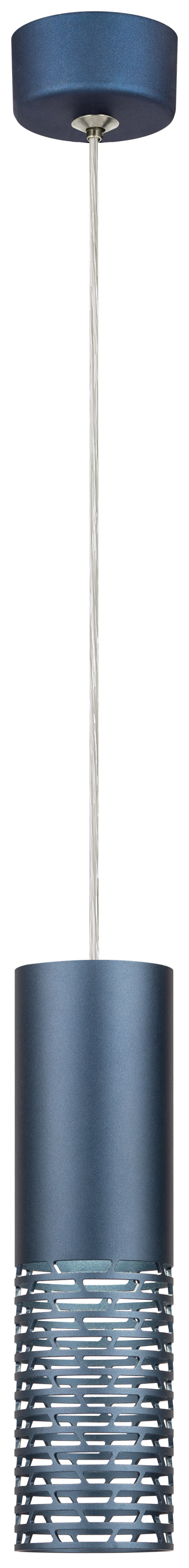 Светильник подвесной потолочный PL34 BL MR16 GU10 цилиндр синий
