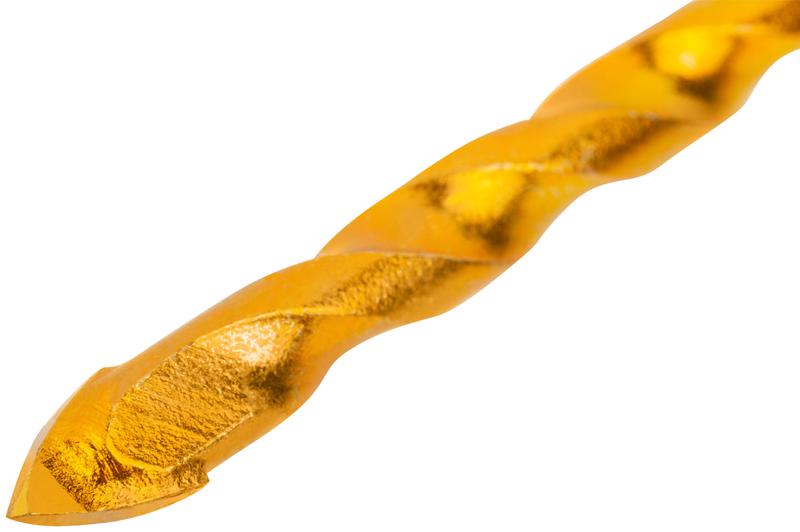 Сверло универсальное по кафелю стеклу керамограниту бетону кирпичу 5х80мм цилиндрический хвостовик FIT 35143