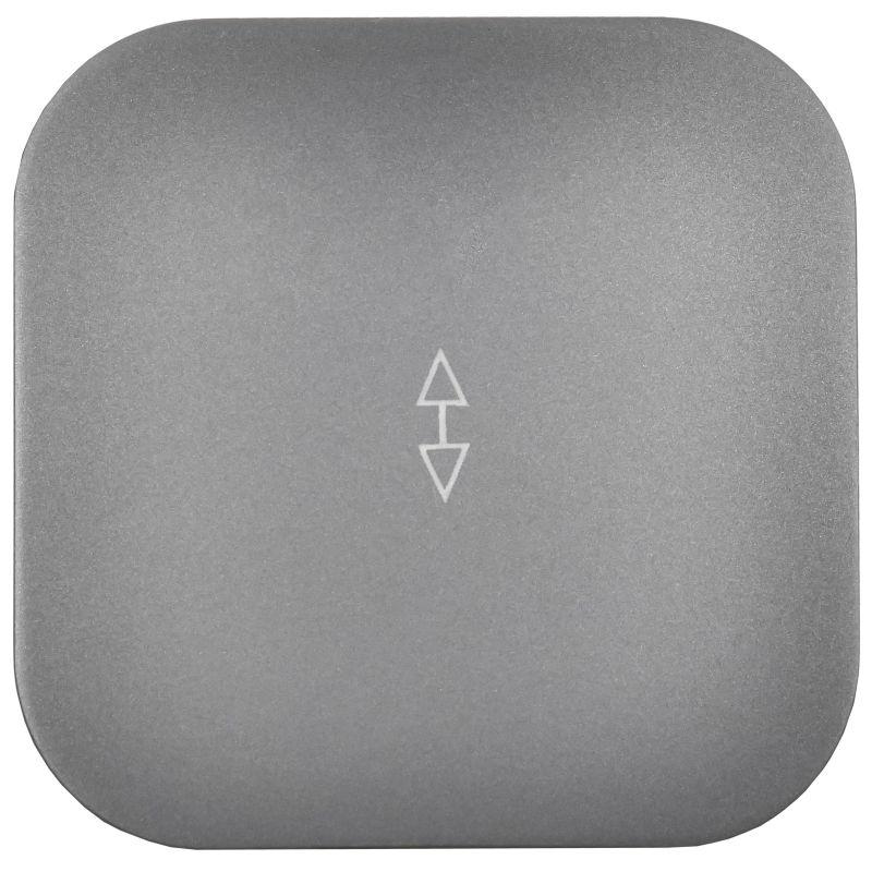 Выключатель проходной 1-кл. ОП GLORY ВСп10-1-0-ХСм 10А сталь матов. IEK EVH12-K46M-10