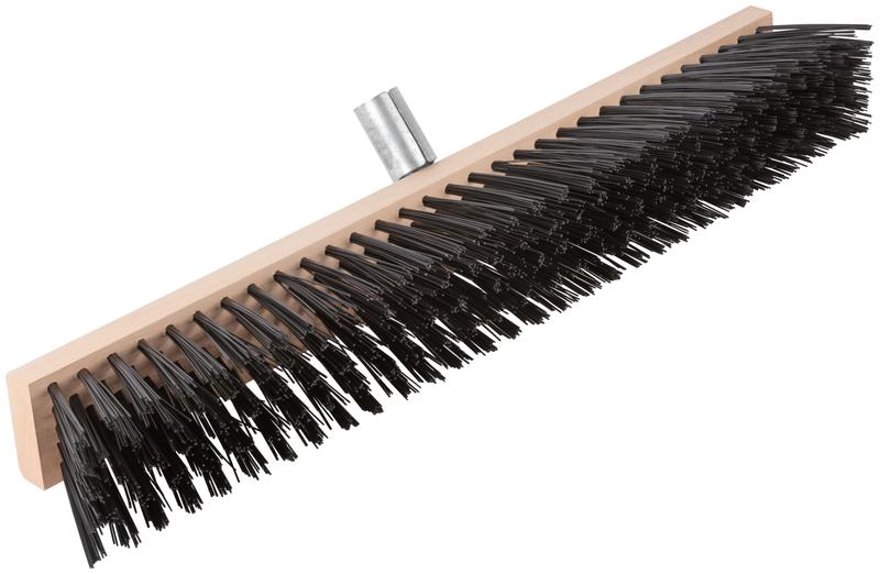 Щетка уличная Профи деревянная жесткая щетина металлическая тулейка под углом 5-ти рядная 600х65мм FIT 68058