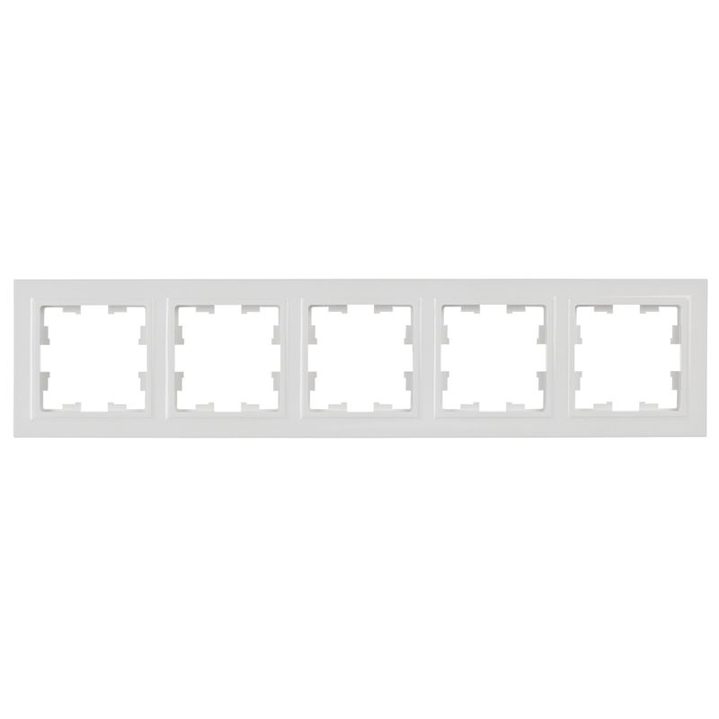 Рамка 5-м BRITE РУ-5-БрБ бел. IEK BR-M52-K01