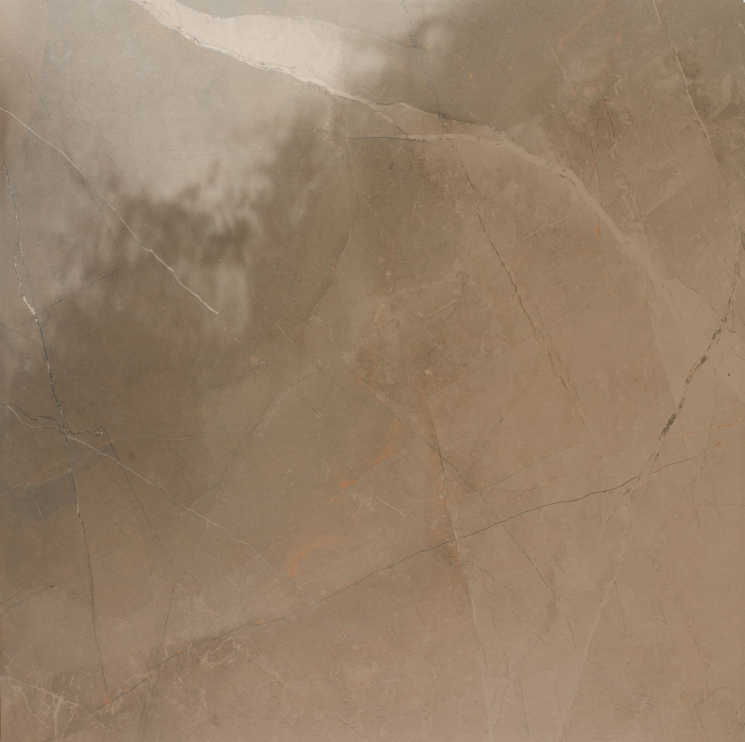 Плитка из керамогранита глянцевая Marazzi Italy Evolutionmarble коричневый (MJZJ)