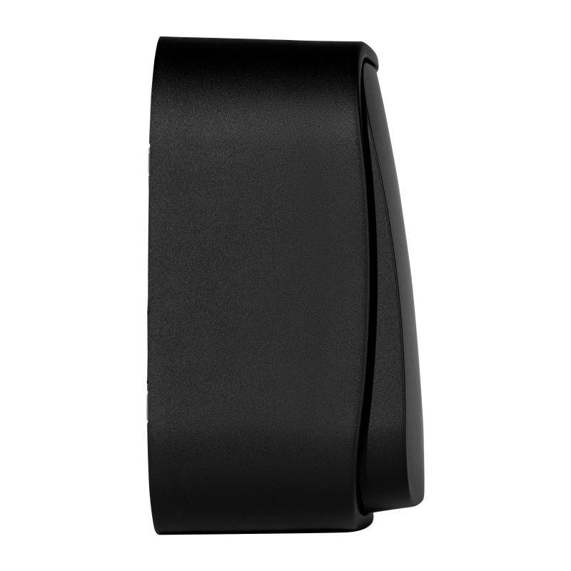 Переключатель проходной 1-кл. ОП Quteo 10А IP20 10AX черн. матов. IEK 782477