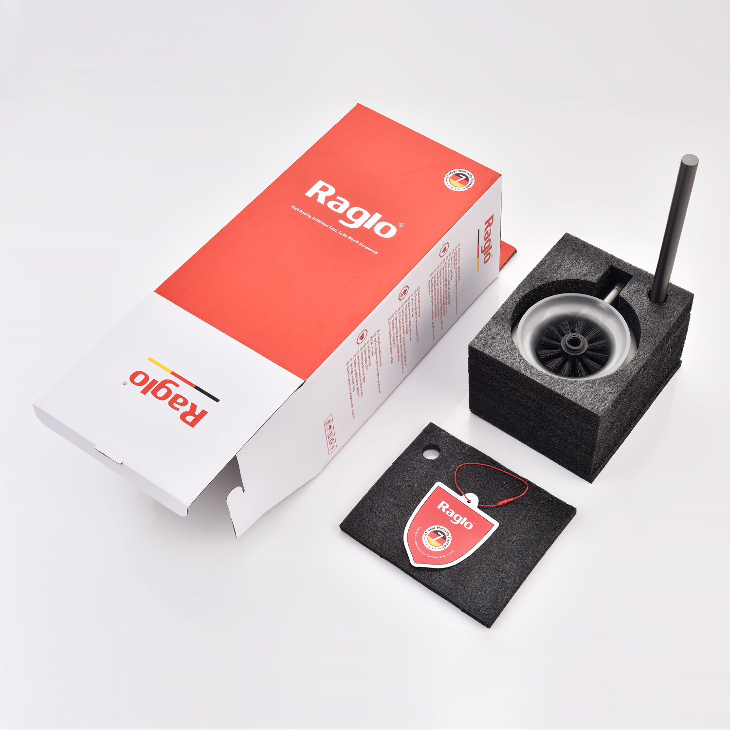 Ершик настенный Raglo R300.10.09, графит