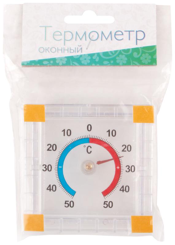 Термометр оконный ТББ квадратный биметал. 67910
