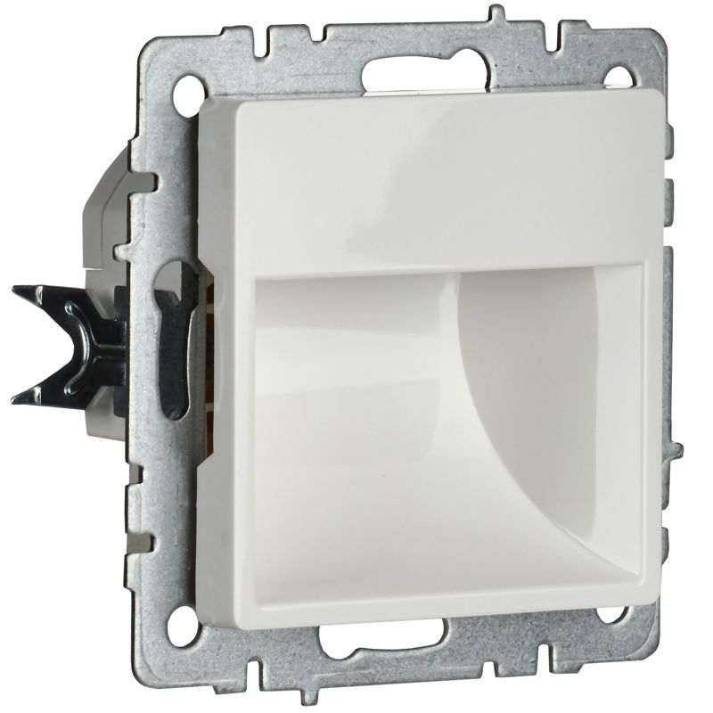 Подсветка светодиодная BRITE встраив. ПЛ20-БрБ механизм бел. IEK BR-FL20-K01