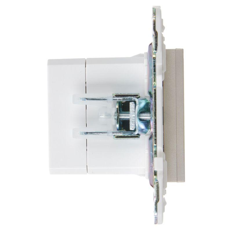 Розетка USB A+A 3.1А SKANDY SK-R15Sh шампань IEK SK-U21-D31-K37