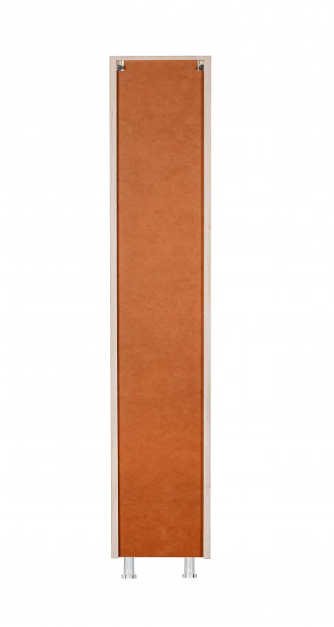 Колонна универсальная "Атлантика 35 L" с корзиной, Люкс ясень перламутр, PLUS