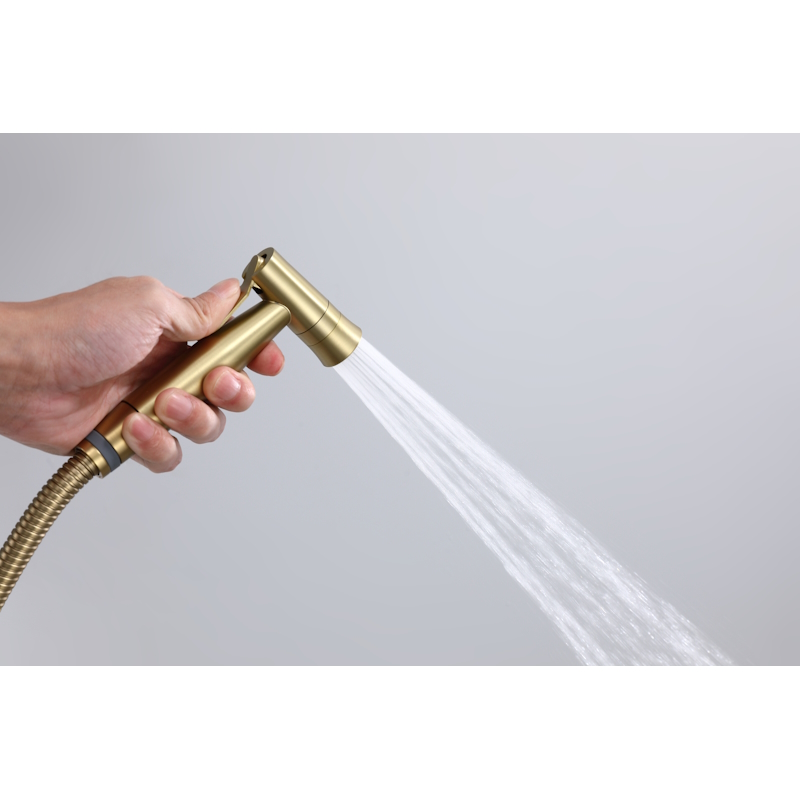 Гигиенический душ со смесителем  Raglo R10.52.03, сатин золотой