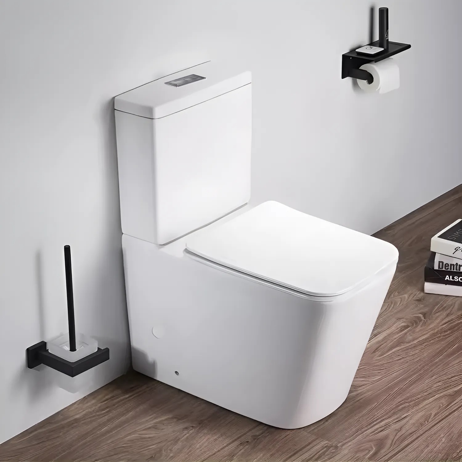 Унитаз MAIELLA напольный безободковый Ceruttispa CT10314 (640х370х810) сиденье дюропласт с микролифтом Ceruttispa