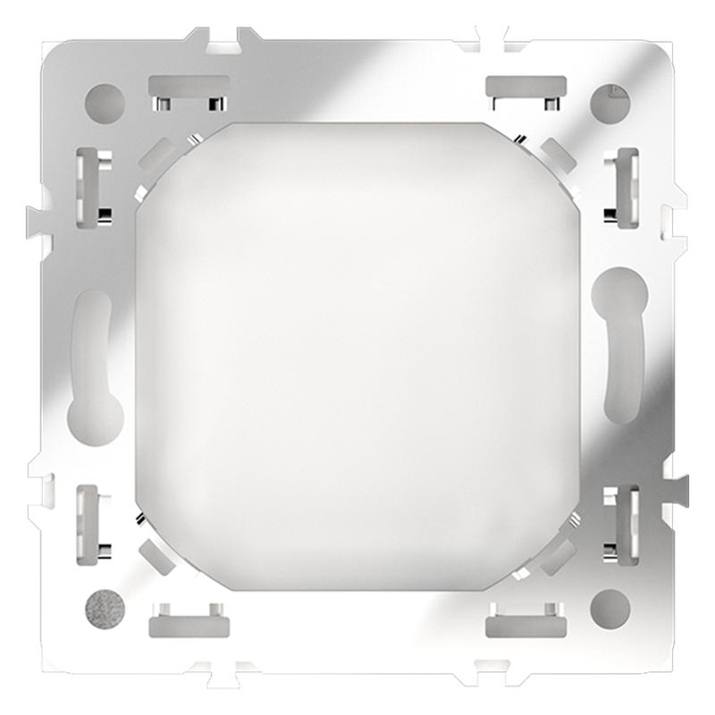 Заглушка СП S70 с суппортом механизм бел. глянцевый Voltum VLS080101