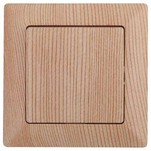 Выключатель 1-кл. СП Solo 4-101-11 10А IP20 250В сосна Intro Б0053555