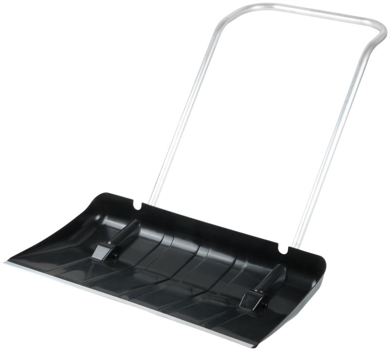 Скрепер для уборки снега Профи 810х430х1220мм на колесиках метал. ручка пластик. 68136