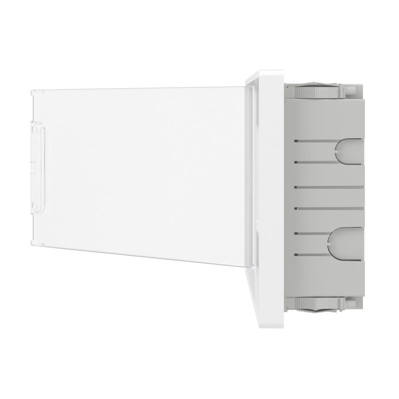 Щиток встраиваемый FRAME 18мод. для полых стен с прозр. дверцей с 2 шинами PEN на 8 и 10 отверст. бел. DKC F18B3WT