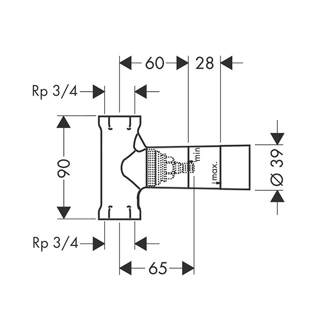 Скрытая часть Hansgrohe 15970180