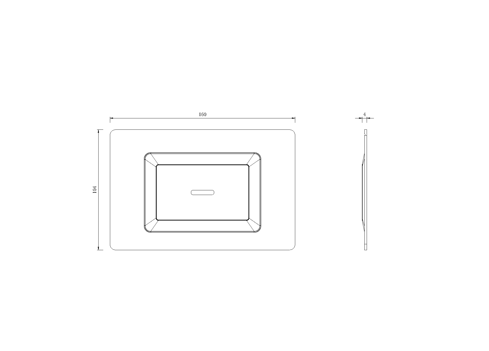Мыльница для полки Black/Черный