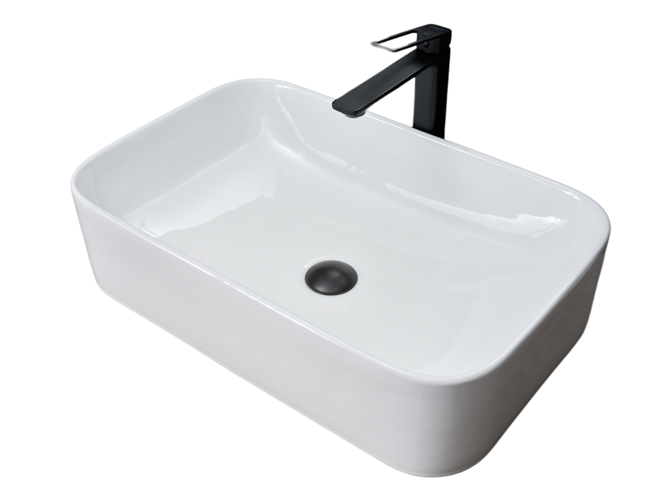 Раковина Gid N9599 51231 накладная белая 61x38x15