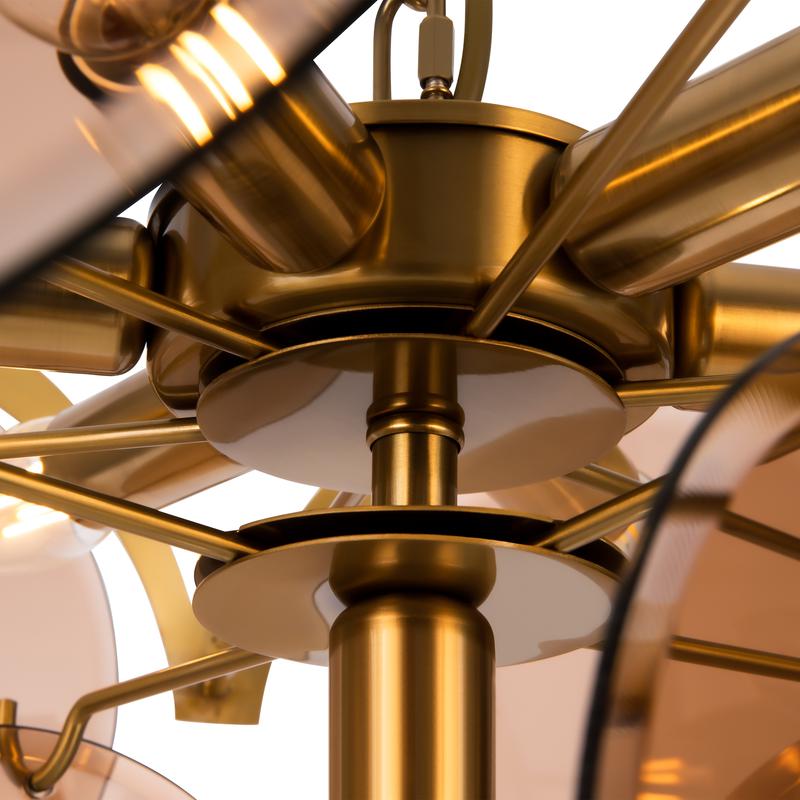 Светильник Tea 60Вт E14х7 IP20 подвесной Freya FR5146PL-07G