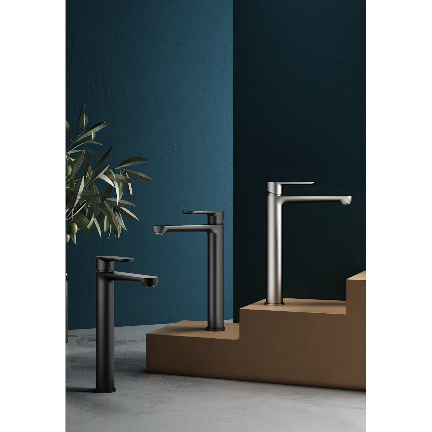 Смеситель для раковины Splenka S222.15.09, графит